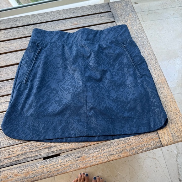 Orvis Women's Textured Navy Mini Skirt - Picture 5 of 12